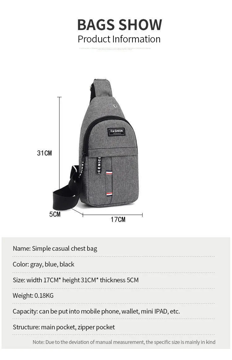 Waterproof Outdoor Fanny Pack — Large Capacity & Adjustable Fit
