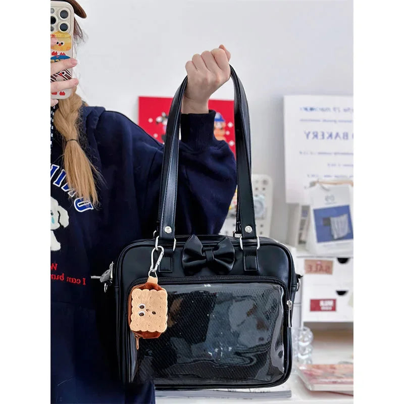 Kawaii Japanese Itabag — Cute Bowknot Shoulder Tote