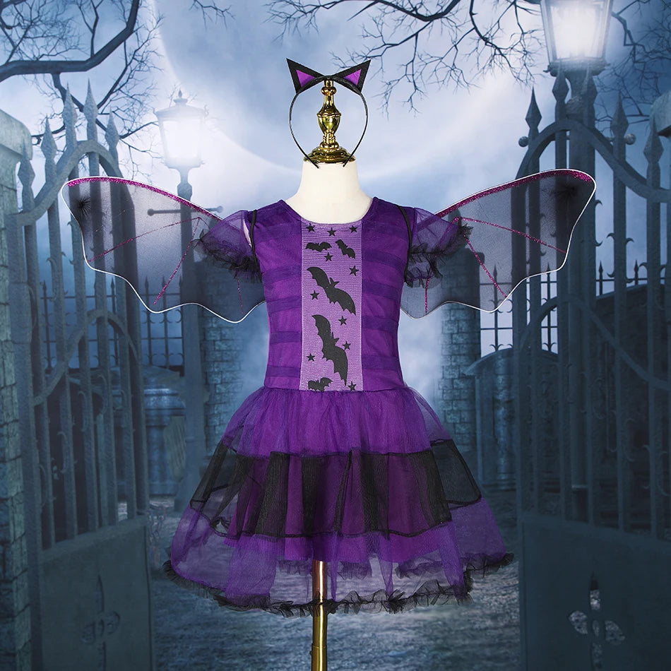Girls Vampire Tutu Halloween Costume