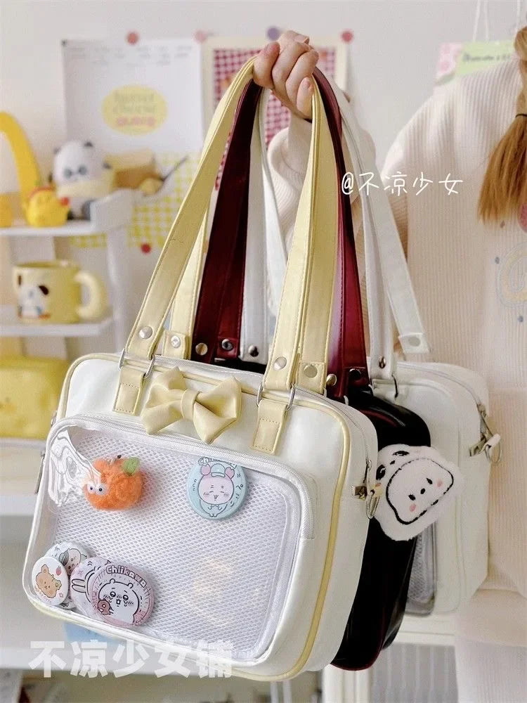 Kawaii Japanese Itabag — Cute Bowknot Shoulder Tote