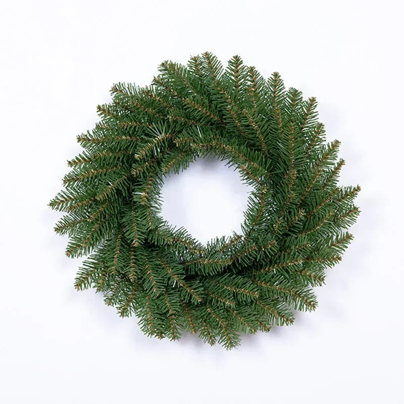Classic Artificial Christmas Wreath & Garland