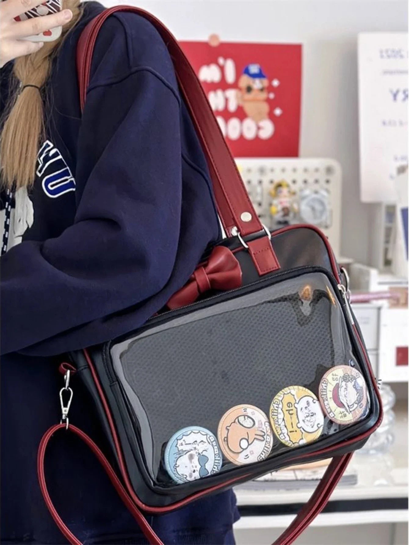 Kawaii Japanese Itabag — Cute Bowknot Shoulder Tote