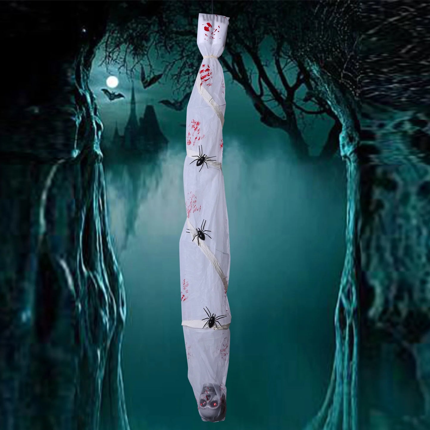 Halloween Animatronic Hanging Clown Nurse