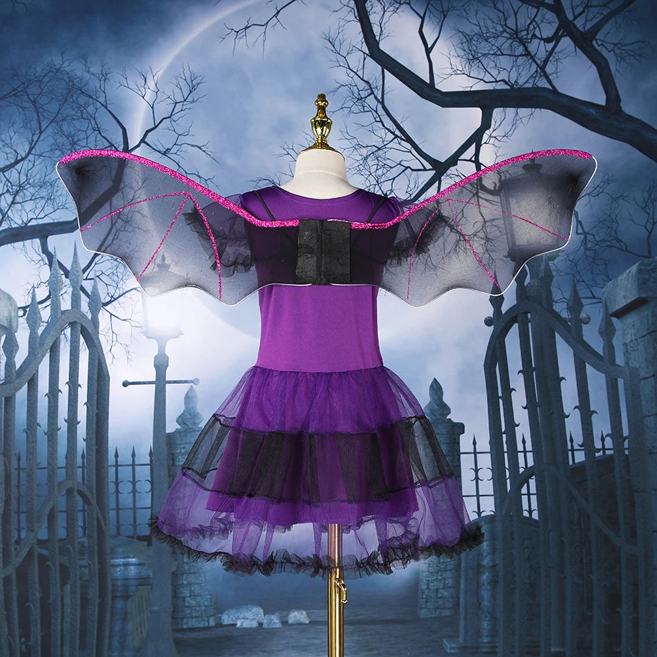 Girls Vampire Tutu Halloween Costume