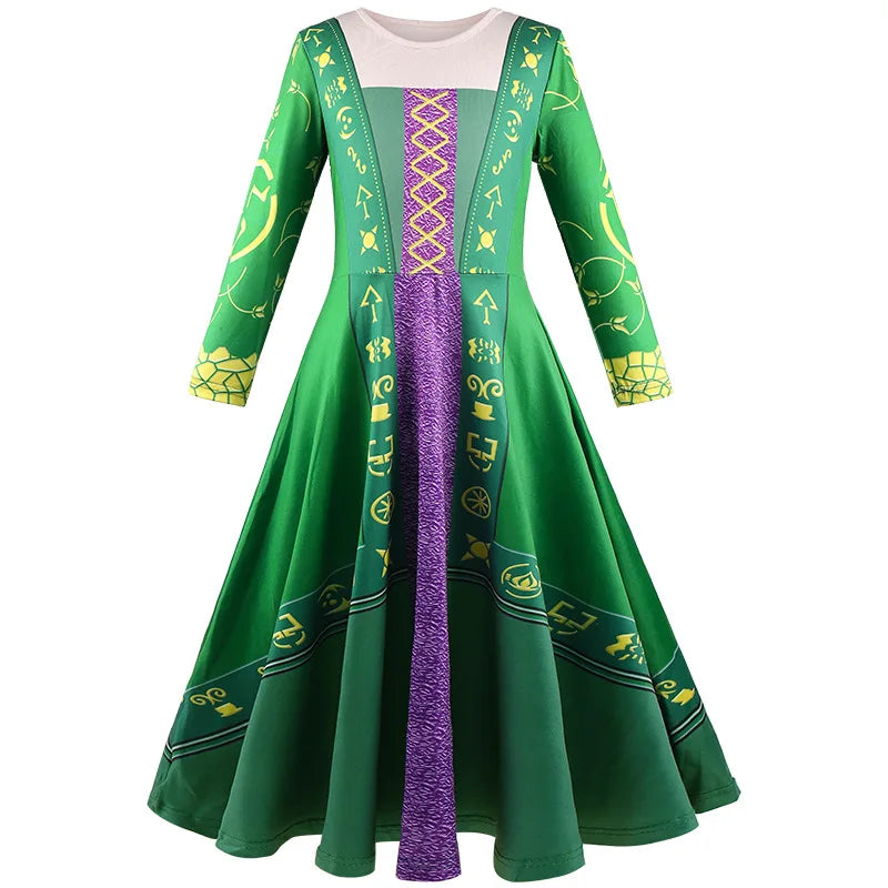 Kids Halloween Fantasy Sisters Costume Dress