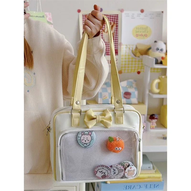 Kawaii Japanese Itabag — Cute Bowknot Shoulder Tote
