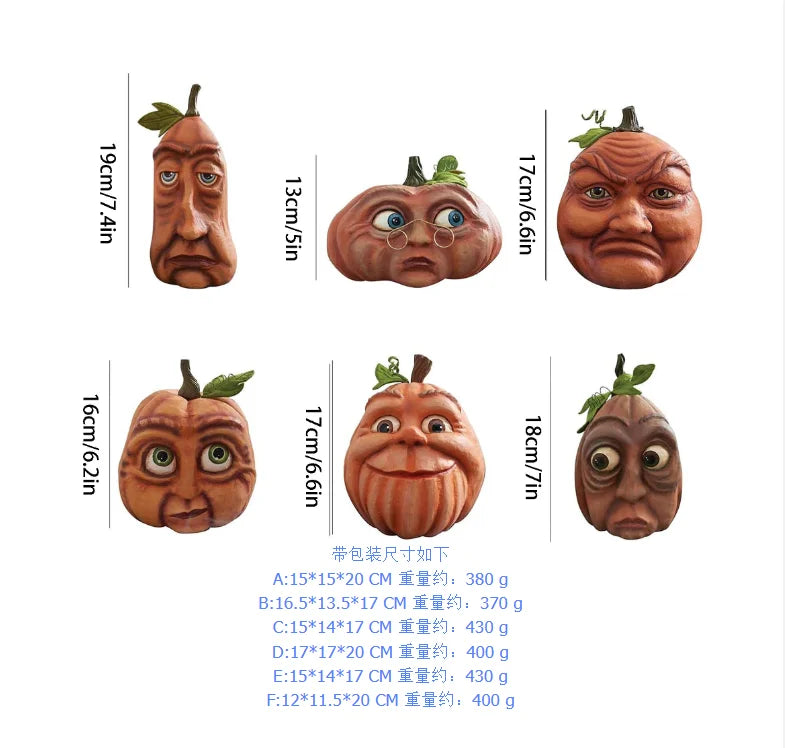 Mutated Pumpkin Ghost – Halloween Outdoor & Indoor Decor