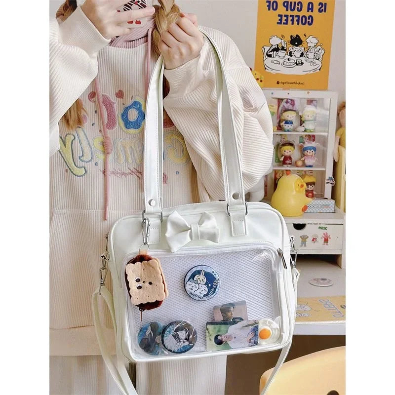 Kawaii Japanese Itabag — Cute Bowknot Shoulder Tote