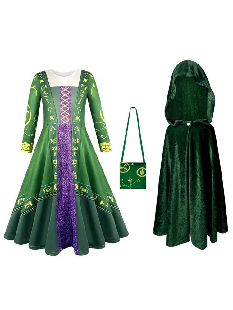 Kids Halloween Fantasy Sisters Costume Dress