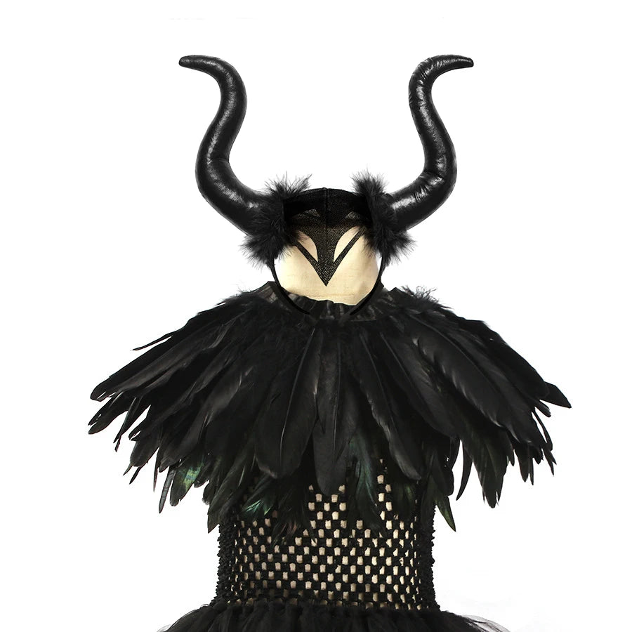 Girls Maleficent Evil Queen Costume