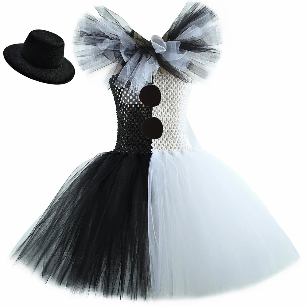Girls Scary Clown Halloween Costume