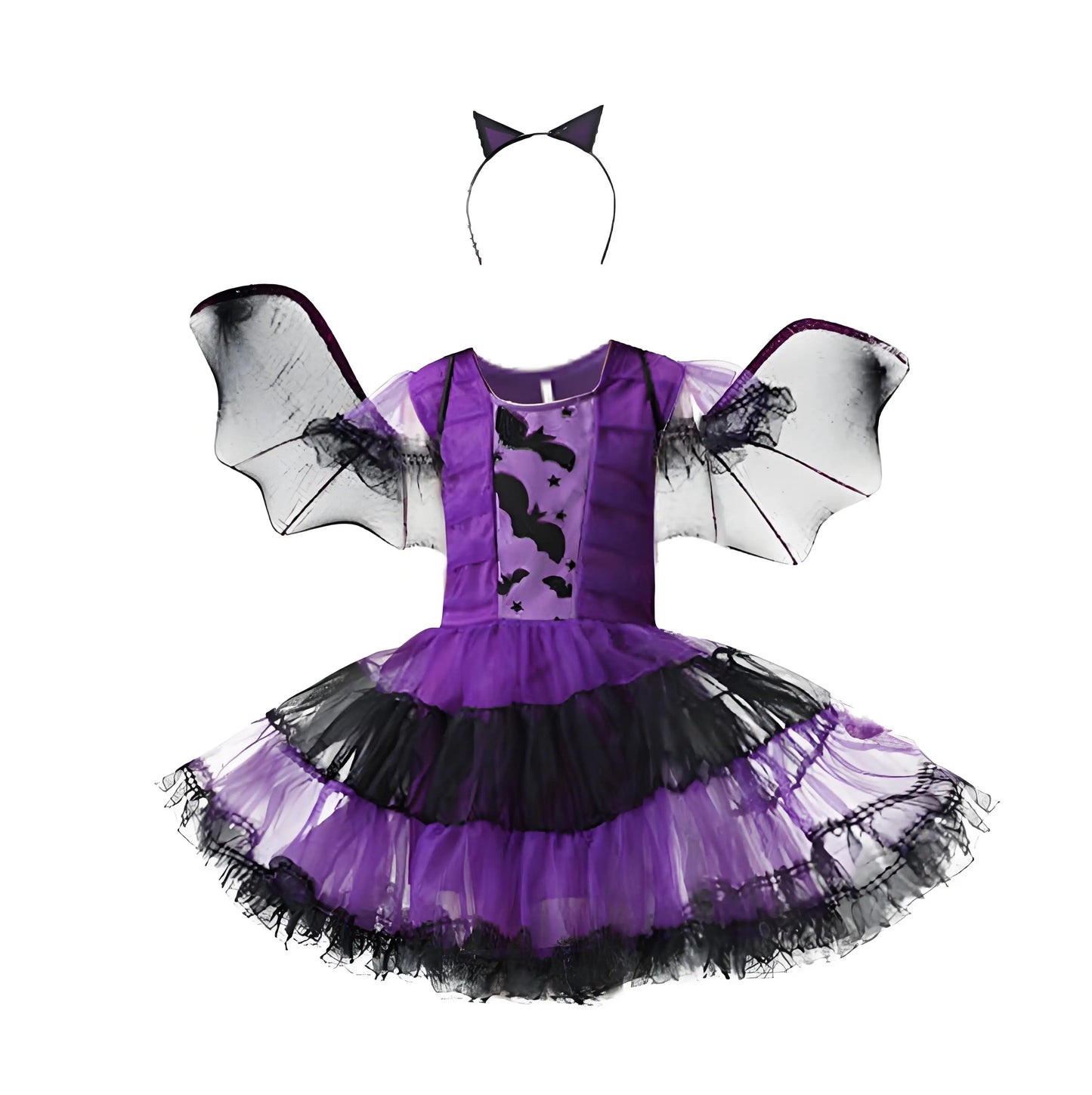 Girls Vampire Tutu Halloween Costume