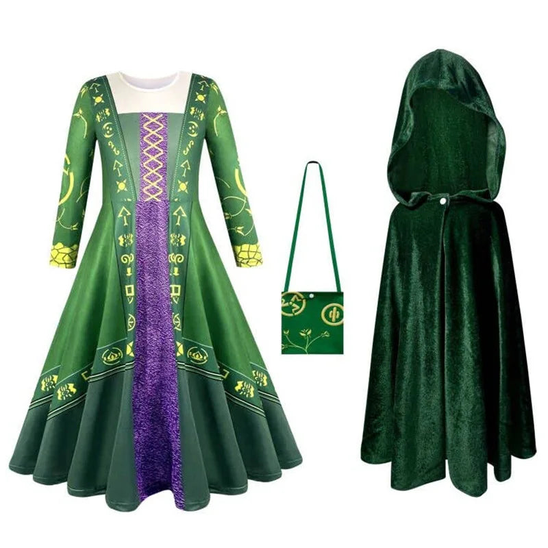 Kids Halloween Fantasy Sisters Costume Dress