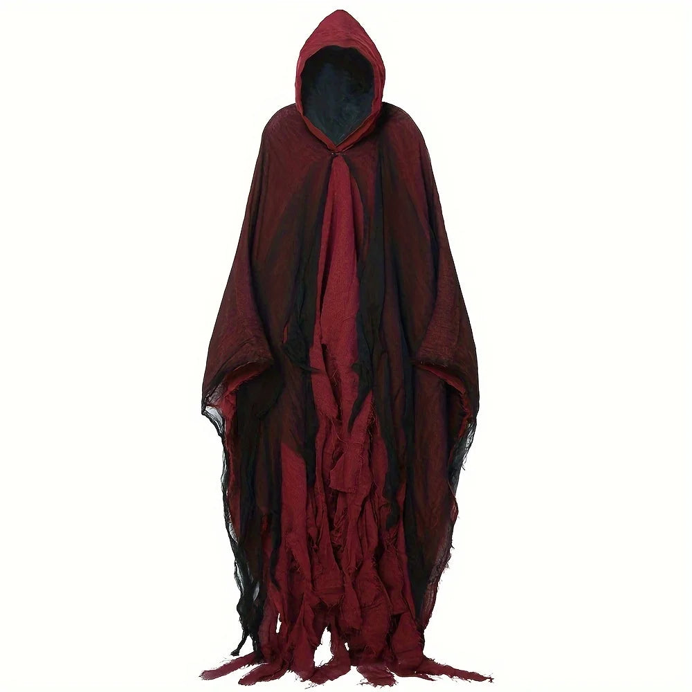 Kids Skeleton Ghost Halloween Cloak