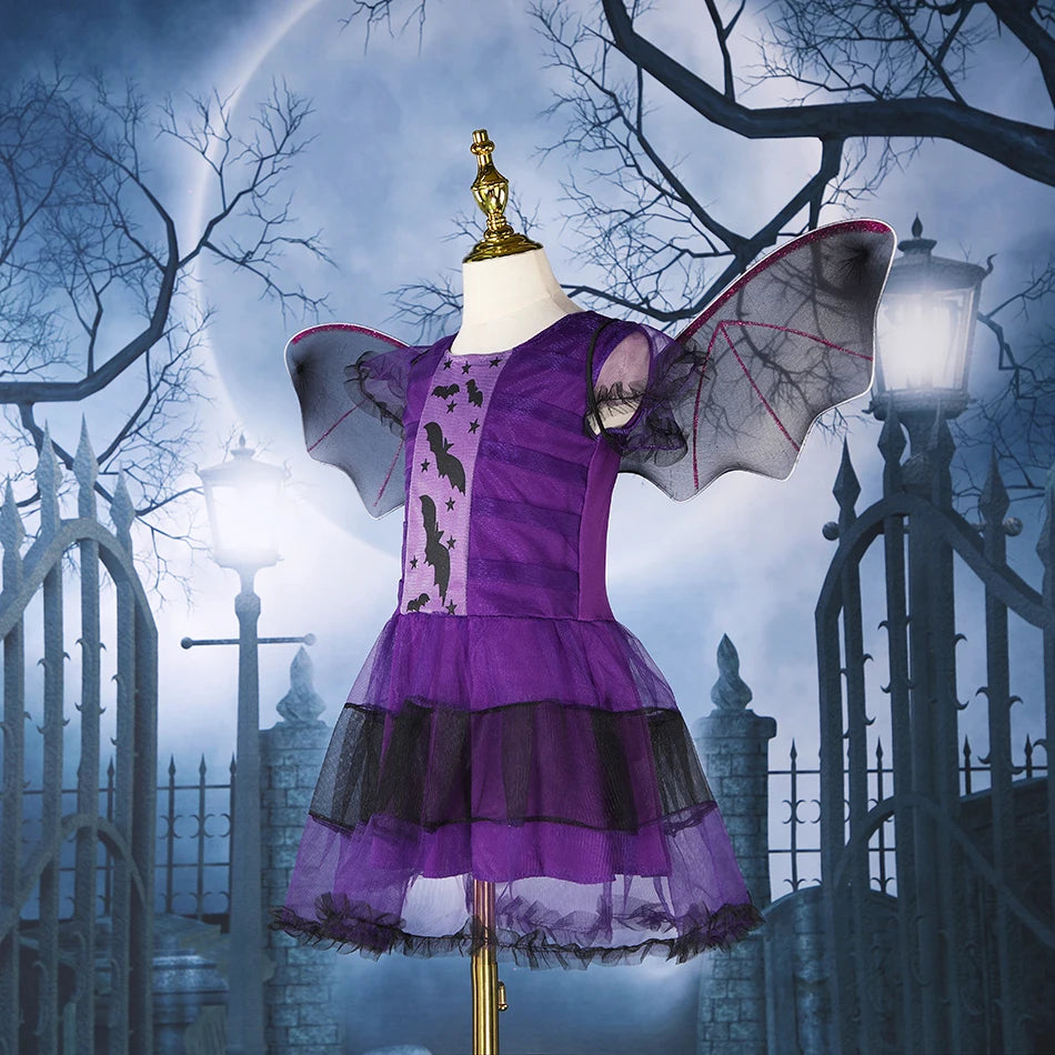 Girls Vampire Tutu Halloween Costume