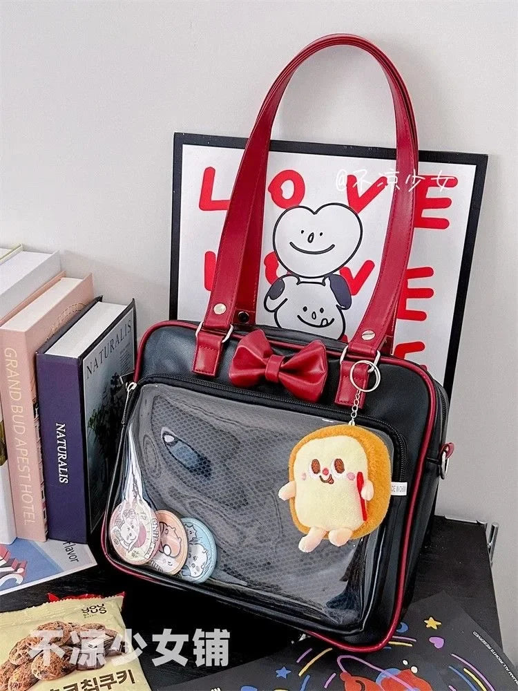 Kawaii Japanese Itabag — Cute Bowknot Shoulder Tote
