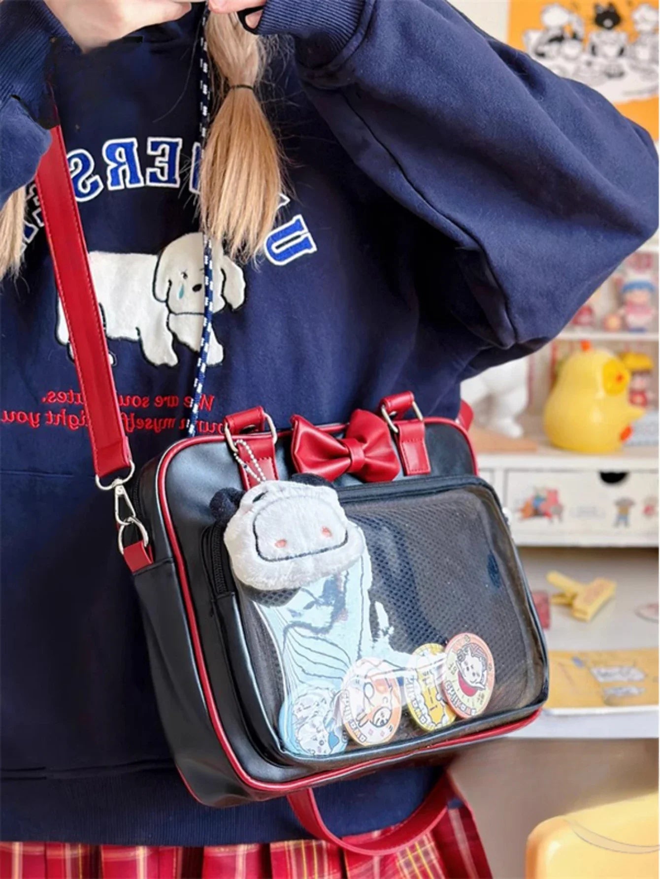 Kawaii Japanese Itabag — Cute Bowknot Shoulder Tote