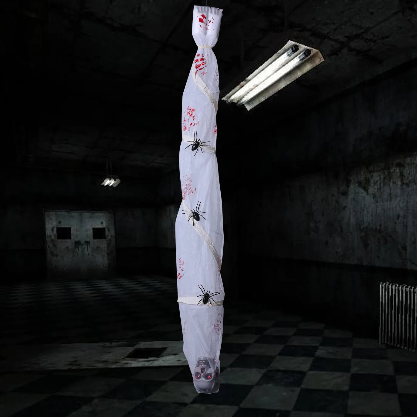 Halloween Animatronic Hanging Clown Nurse