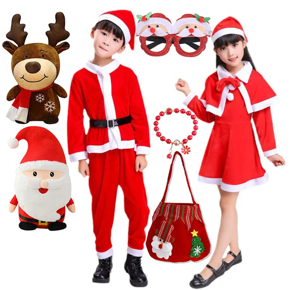 Holiday Magic Santa Costume Set for Kids