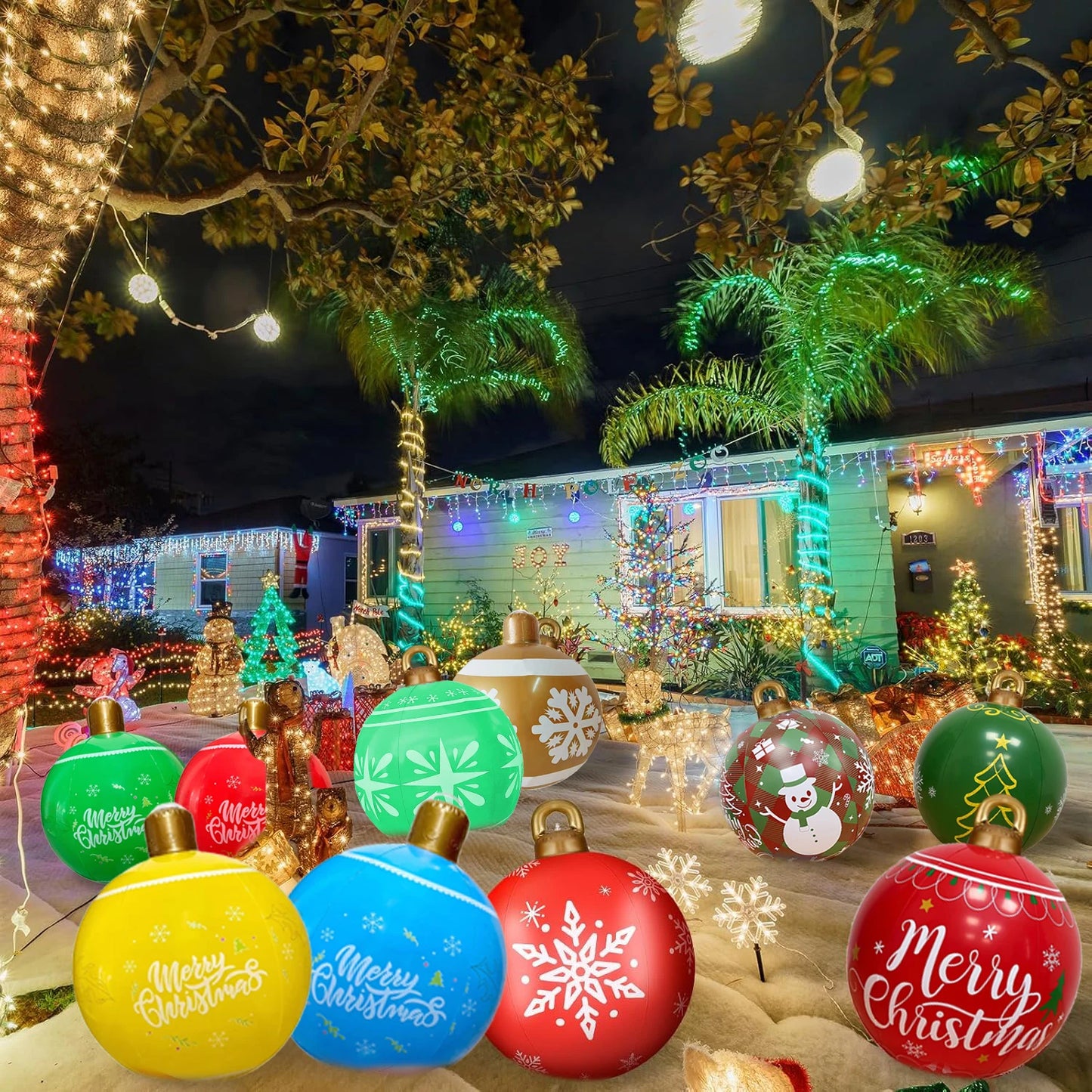 Giant Inflatable Christmas Balls