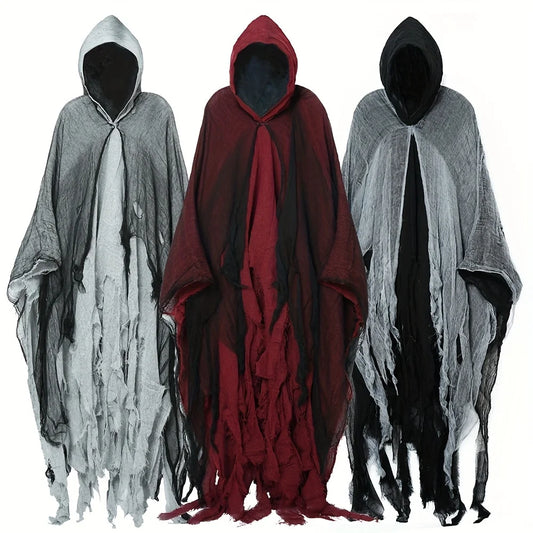 Kids Skeleton Ghost Halloween Cloak