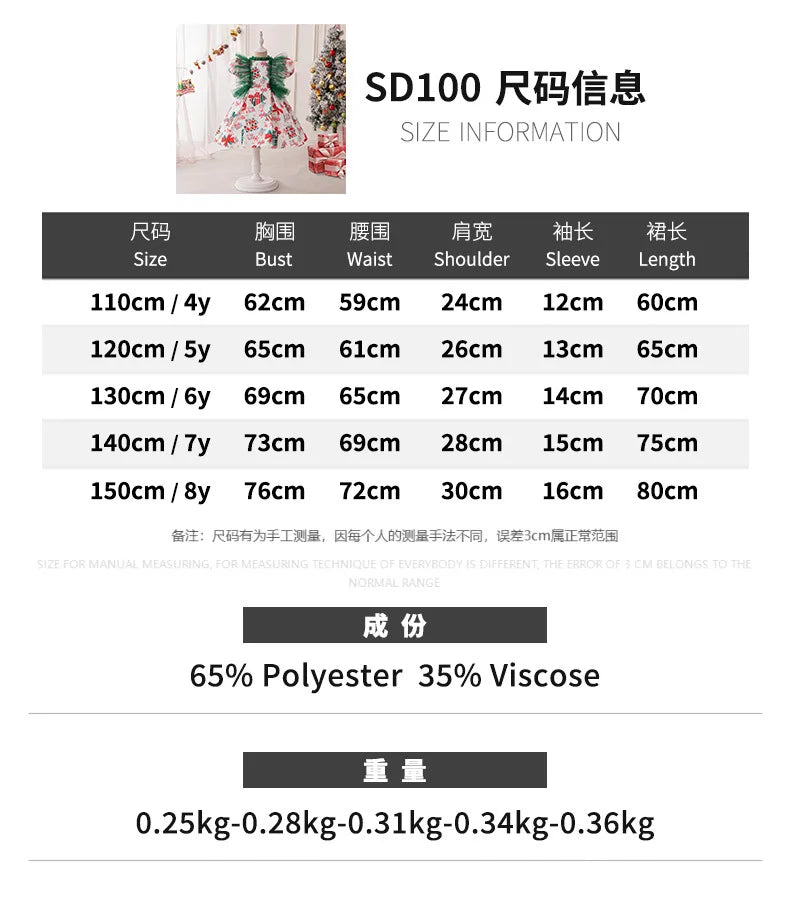 Magical Princess Christmas Dress