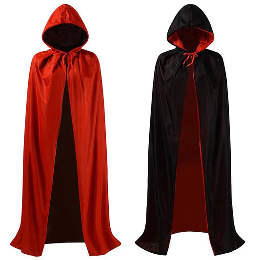 Reversible Vampire Cape — Black & Red
