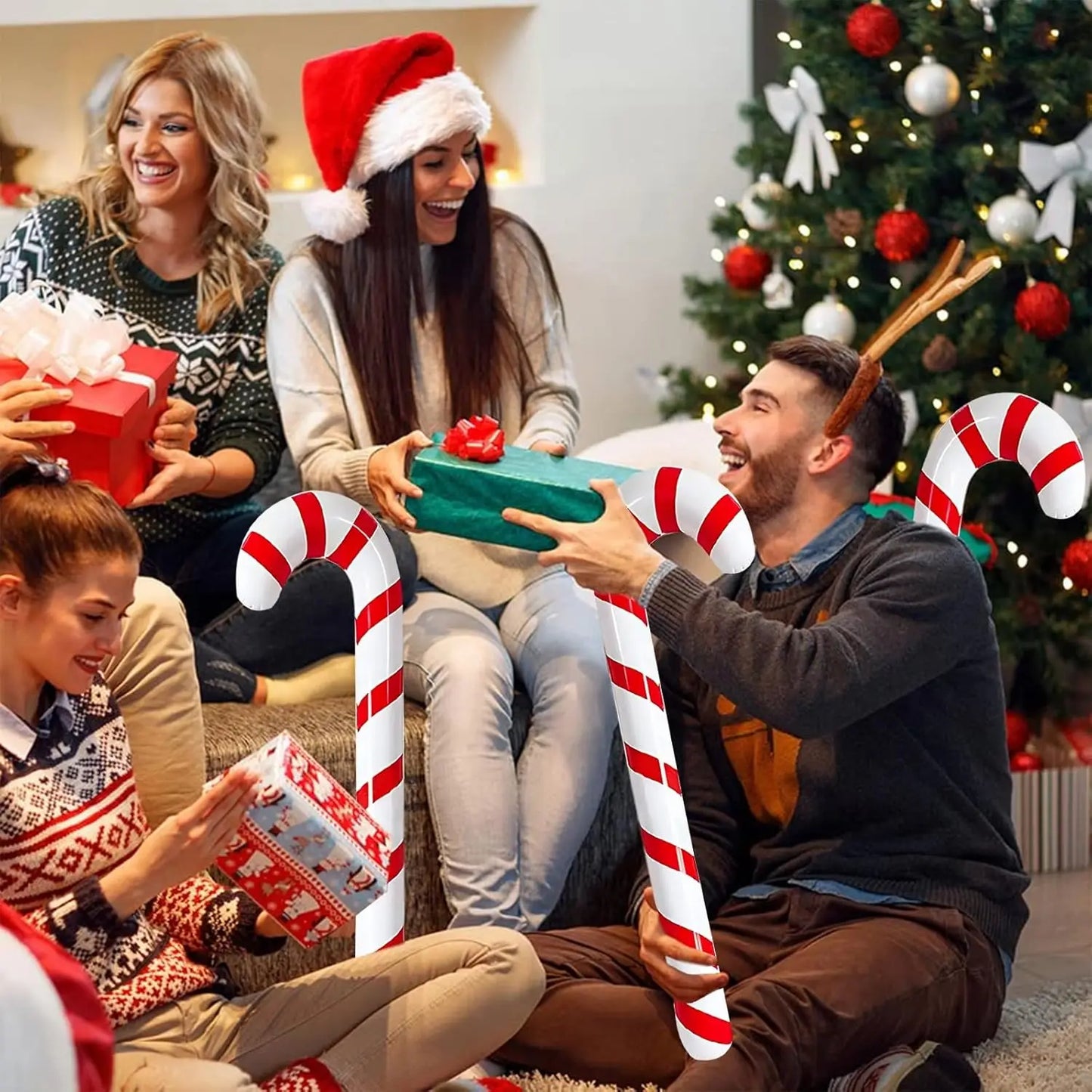 Inflatable Candy Cane Décor