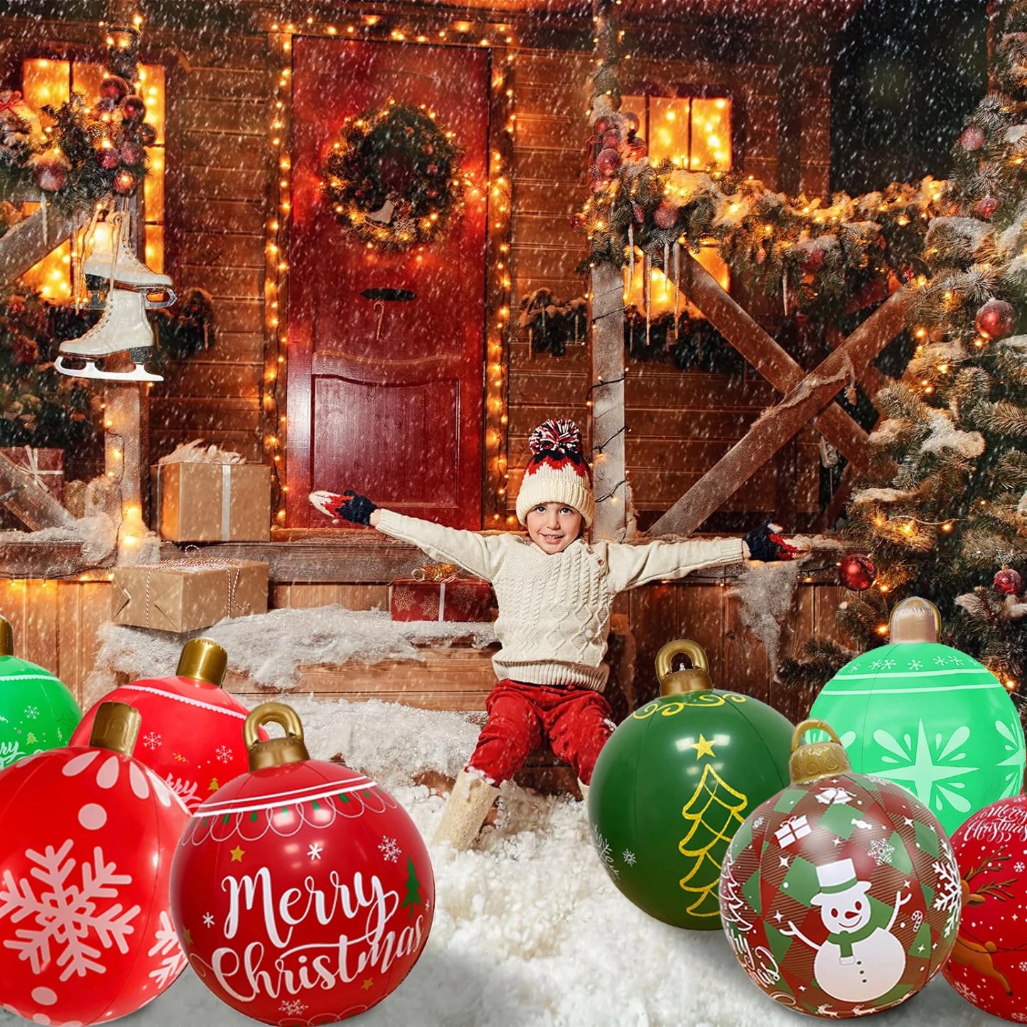 Giant Inflatable Christmas Balls