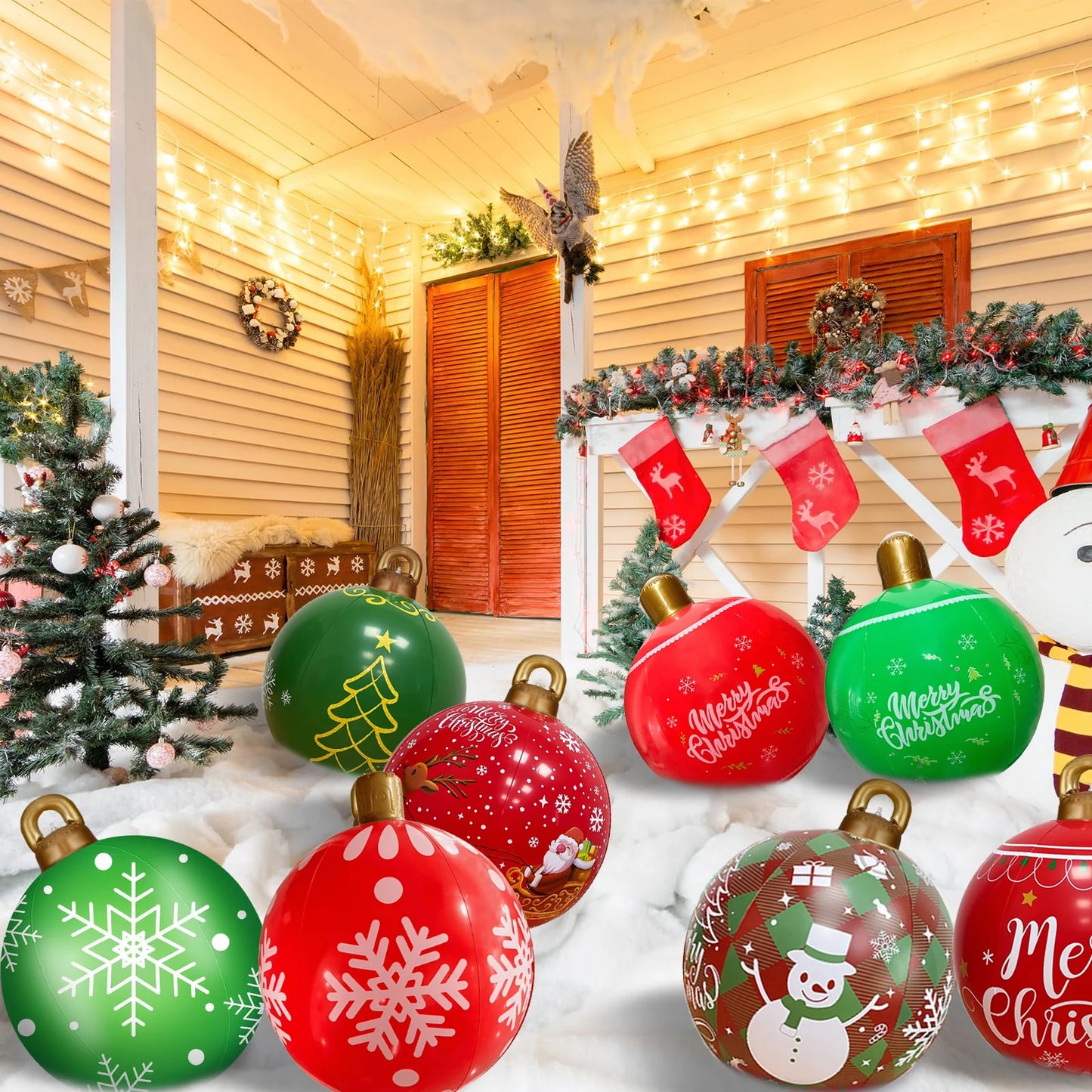 Giant Inflatable Christmas Balls