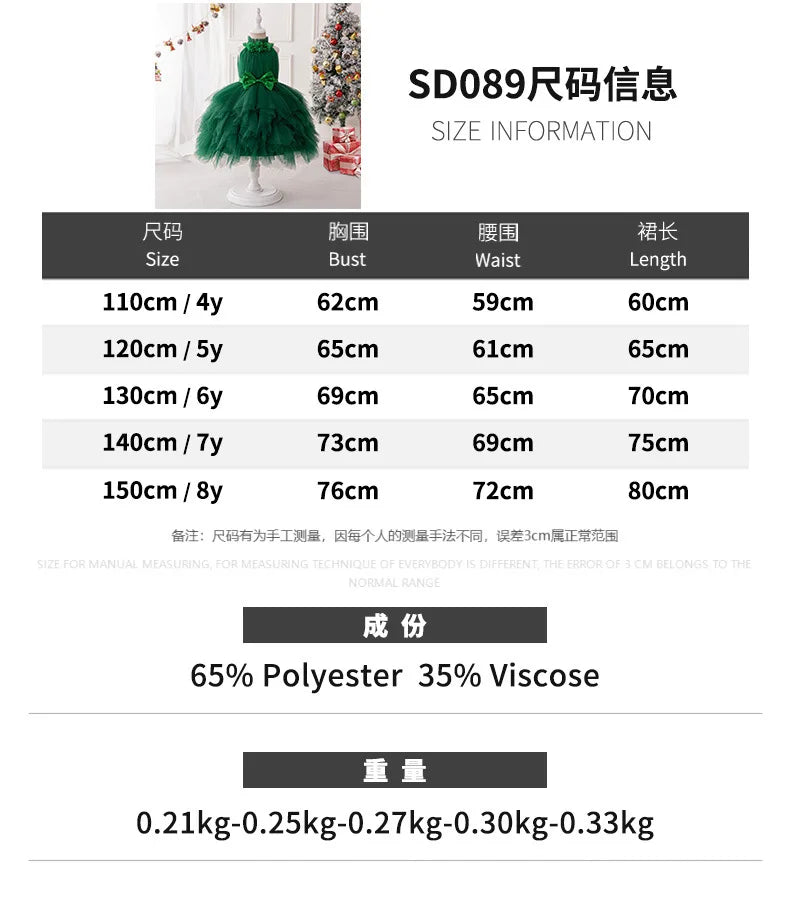 Magical Princess Christmas Dress