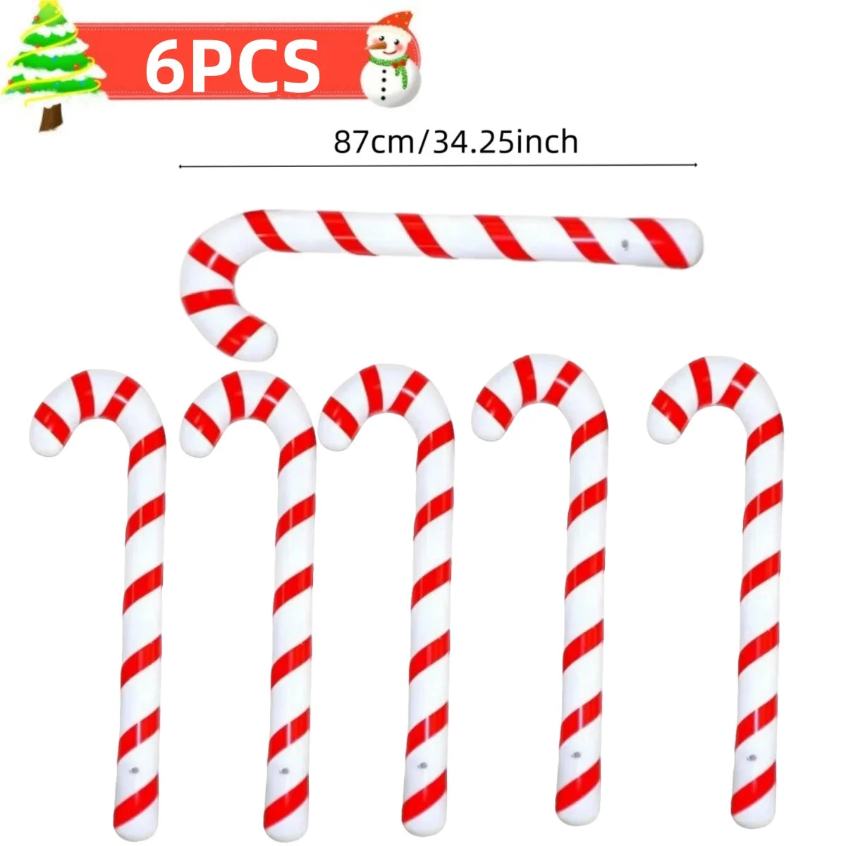 Inflatable Candy Cane Décor