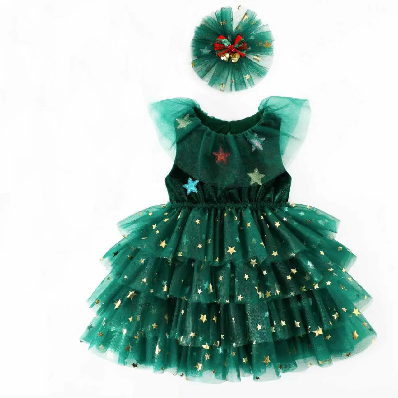 Holiday Princess Mesh Dress for Girls