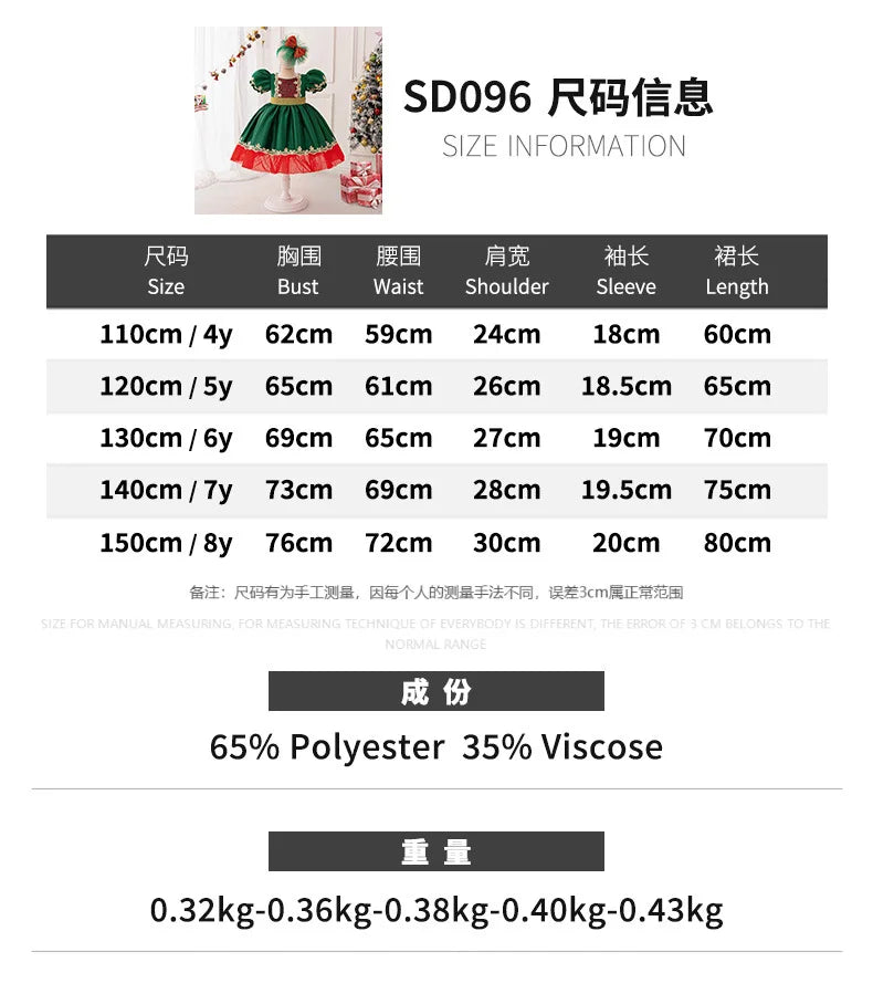 Magical Princess Christmas Dress