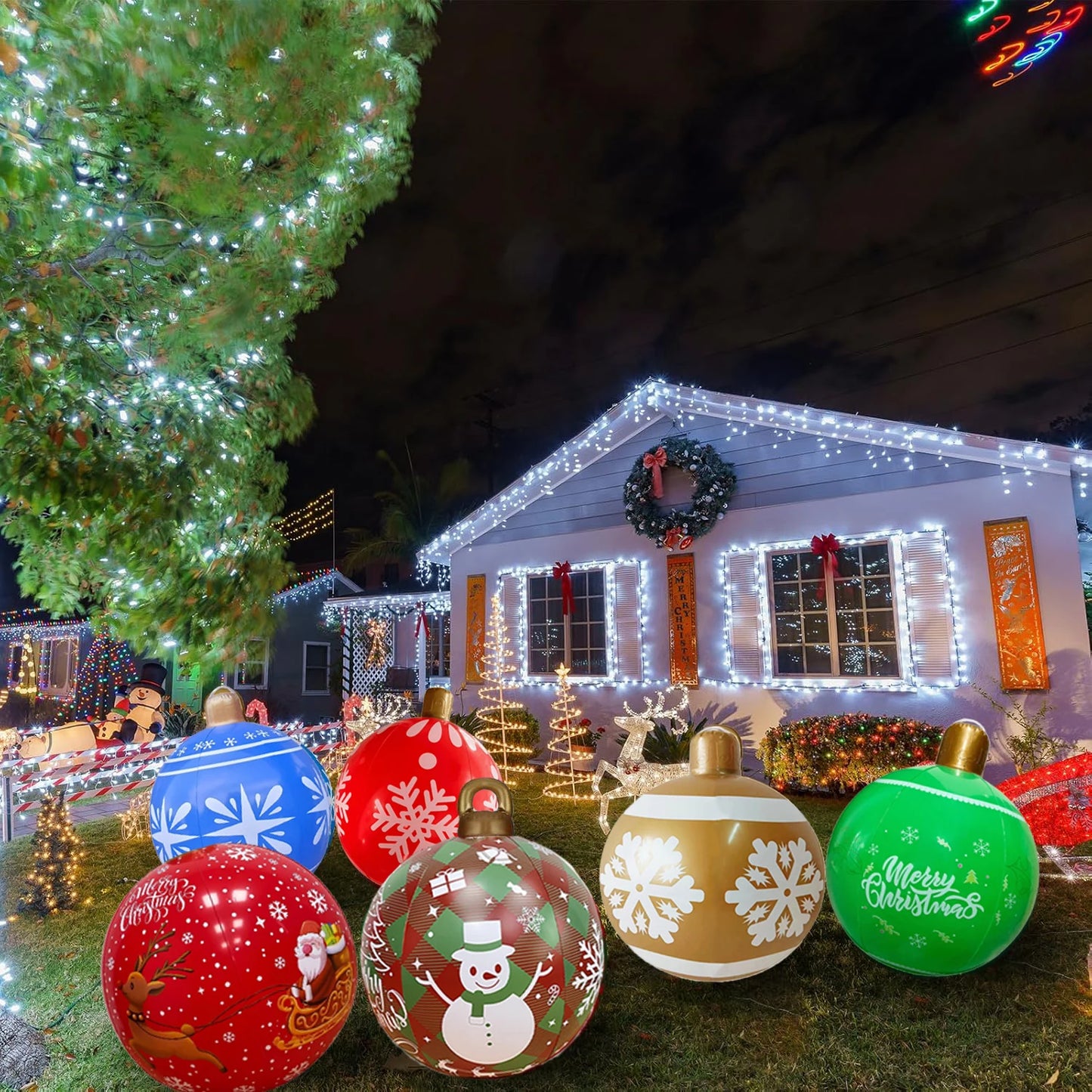 Giant Inflatable Christmas Balls