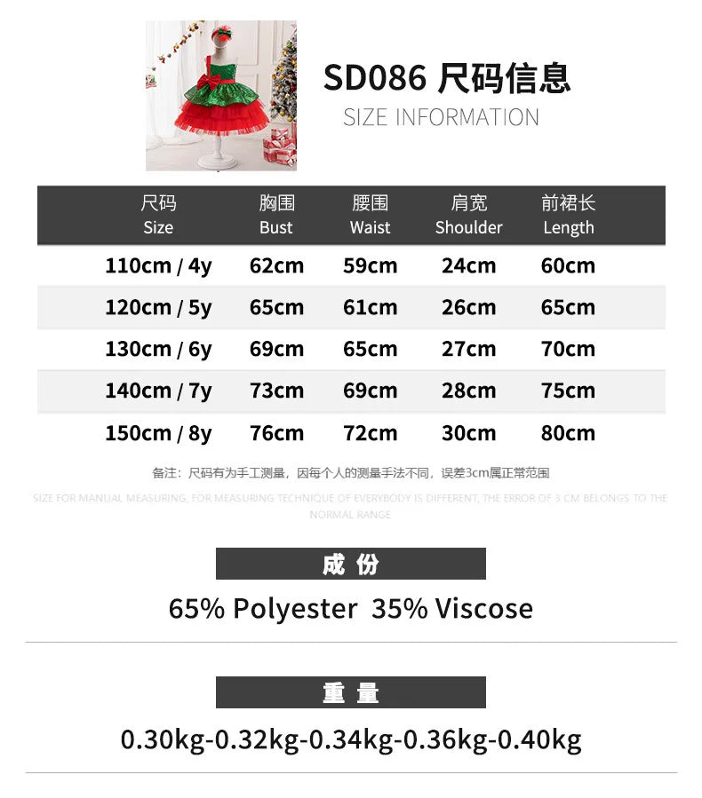 Magical Princess Christmas Dress