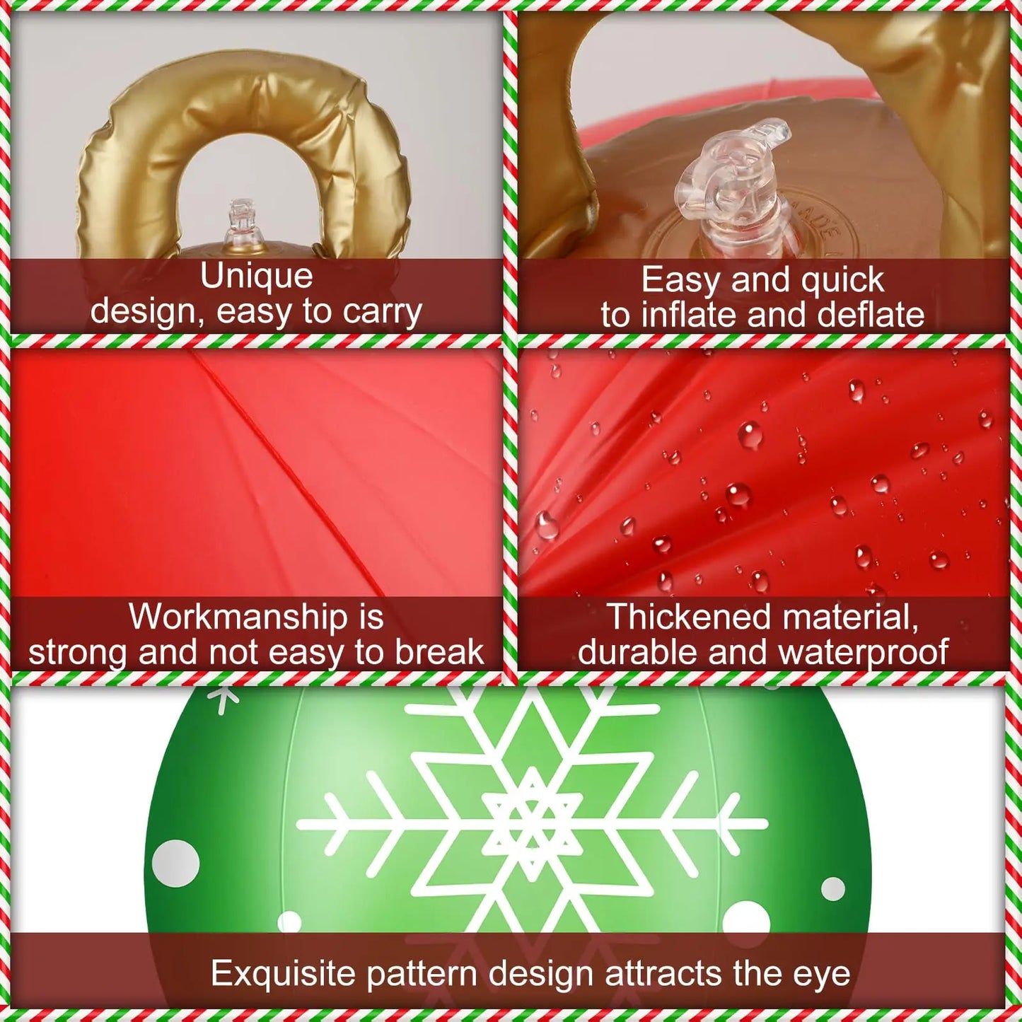 Giant Inflatable Christmas Balls