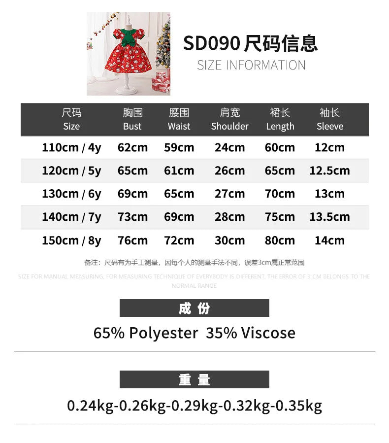 Magical Princess Christmas Dress