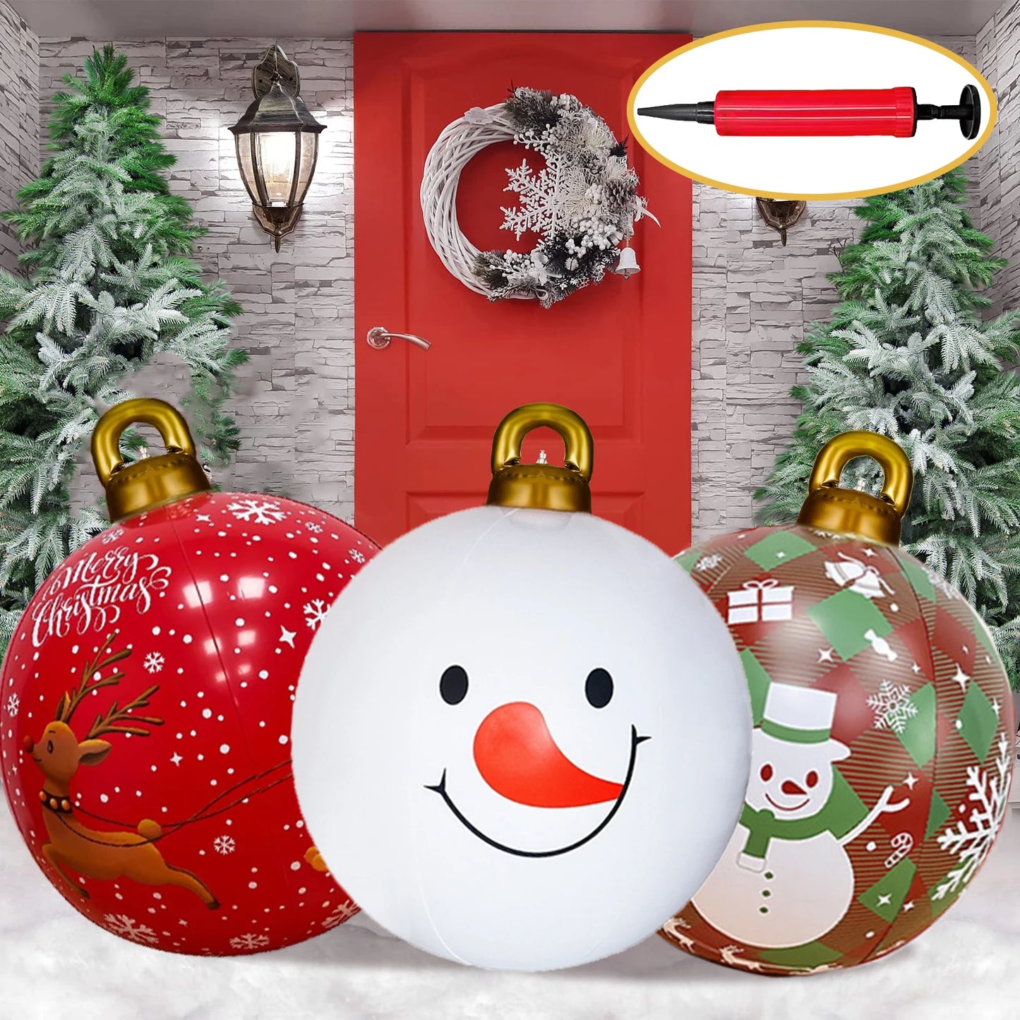 Giant Inflatable Christmas Balls