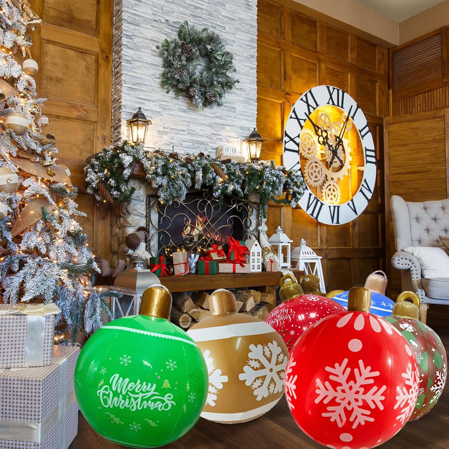 Giant Inflatable Christmas Balls