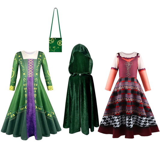 Kids Halloween Fantasy Sisters Costume Dress