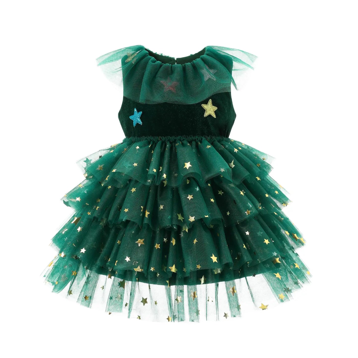Holiday Princess Mesh Dress for Girls