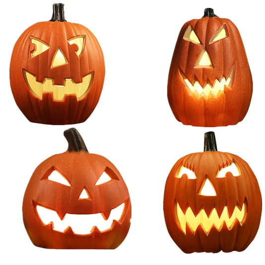 Vintage Lighted Pumpkin – Halloween Indoor & Outdoor Decor