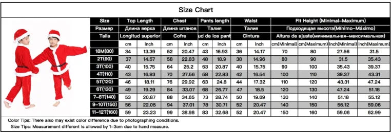 Holiday Magic Santa Costume Set for Kids