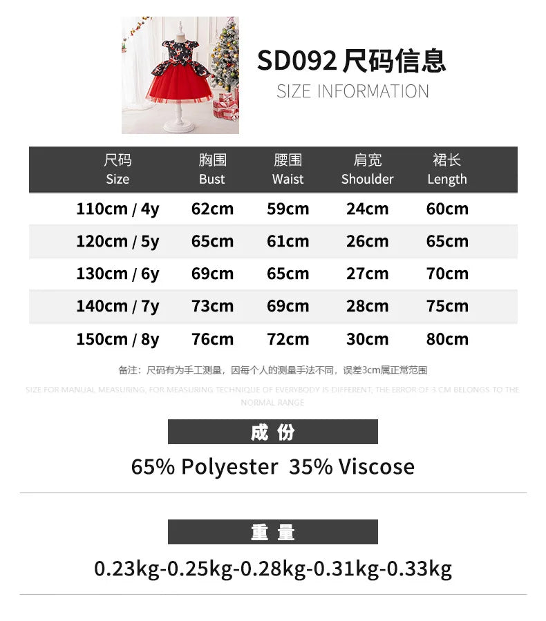 Magical Princess Christmas Dress