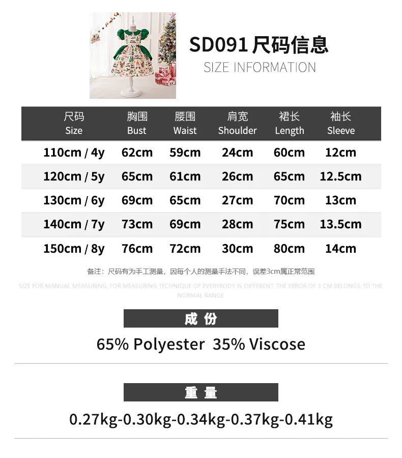 Magical Princess Christmas Dress