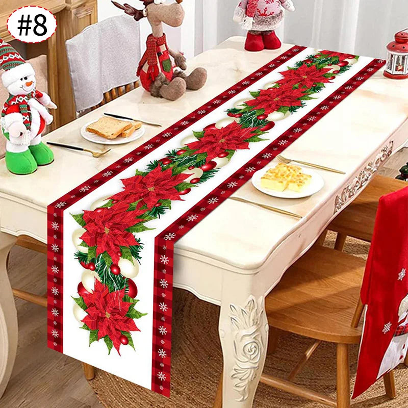 Santa & Gingerbread Table Runner