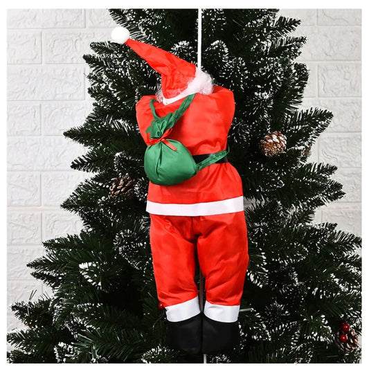 Climbing Santa Rope Ornament